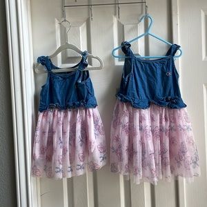 Sister set Calvin Klein spring dresses 4T 2T